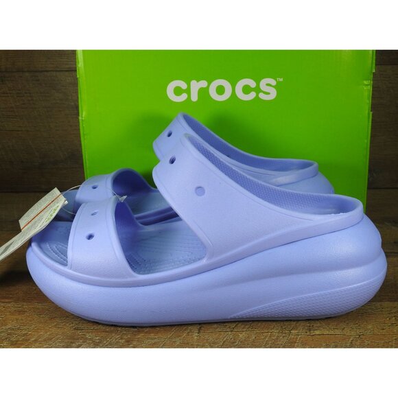 NWT Crocs Classic Mega Crush Moon Jelly Sandals Women’s Size 9 - Picture 4 of 6